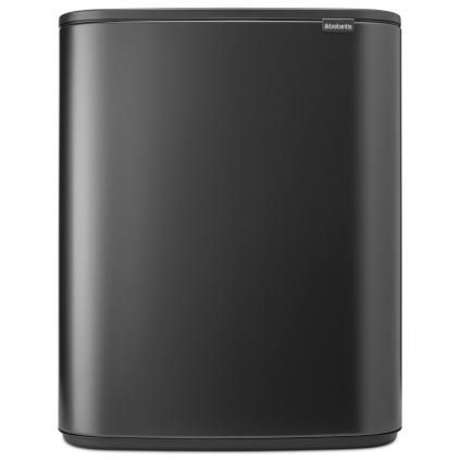 Dotykový odpadkový kôš BO TOUCH BIN 2x 30 l, sebavedome sivá, oceľ, Brabantia