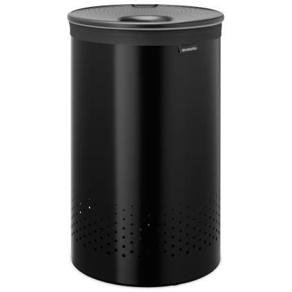 Kôš na bielizeň 60 l, matná čierna, oceľ, Brabantia