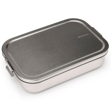 Box na obed MAKE & TAKE 2 l, strieborný, nerezová oceľ, Brabantia
