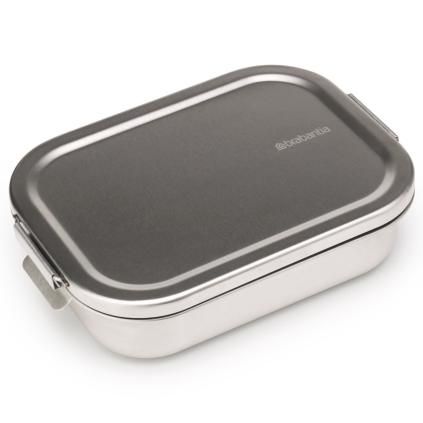 Box na obed MAKE & TAKE 1,1 l, strieborný, nerezová oceľ, Brabantia