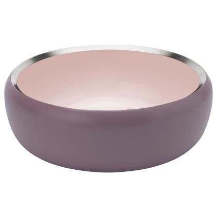 Misa na ovocie ORA 22 cm, prachovo ružová, nerezová oceľ, Stelton