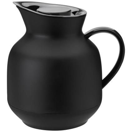 Vákuová kanvica AMPHORA 1 l, 21 cm, čierna, plast, Stelton