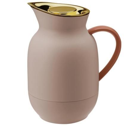 Vákuový džbán AMPHORA 1 l, 24 cm, broskyňový, plast, Stelton