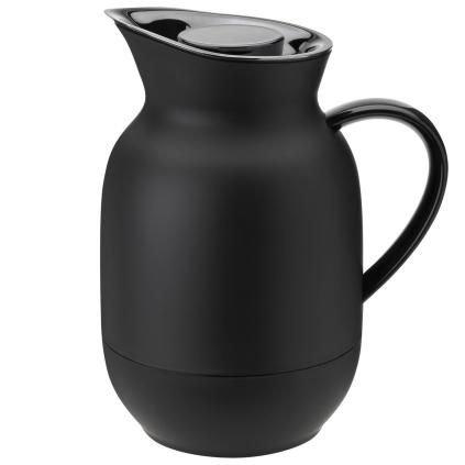 Vákuová kanvica AMPHORA 1 l, 24 cm, čierna, plast, Stelton
