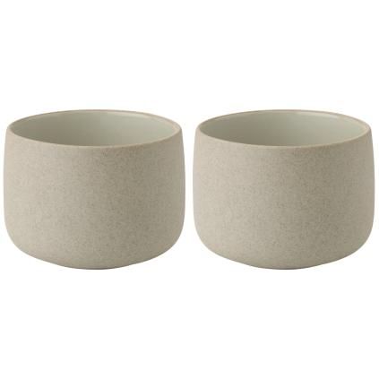 Šálka EMMA 150 ml, sada 2 ks, sivá, kamenina, Stelton