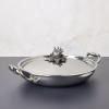 Servírovacia panvica OPUS PRIMA 30 cm, strieborná, nerezová oceľ, Ruffoni