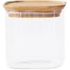 Nádoba na uchovávanie potravín PKV-005 800 ml, sklo/bambus, Pebbly