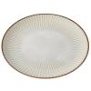 Jedálenský tanier WHITE SENDAN 23,5 cm, biela, keramika, MIJ