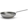 Wok MINERAL B 28 cm, strieborná, oceľ, de Buyer
