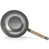 Wok MINERAL B BOIS 28 cm, strieborná, oceľ, de Buyer