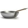 Wok MINERAL B BOIS 28 cm, strieborná, oceľ, de Buyer