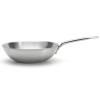 Wok ALCHIMY 28 cm, strieborná, nerezová oceľ, de Buyer