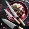 Japonský nôž SHOTOH 13 cm, hnedá, Lion Sabatier