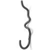 Vešiak na uteráky CURVATURE 20 cm, čierna, mosadz, ferm LIVING