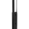 Nástenná lampa ARUM 26 cm, čierna, hliník, ferm LIVING