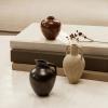 Váza ARY 7,5 cm, hnedá, kamenina, ferm LIVING