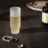 Pohár na long drink RIPPLE 300 ml, sada 4 ks, biela, ferm LIVING