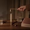 Svícen na kónickou svíčku BALANCE 11 cm, mosadz, ferm LIVING