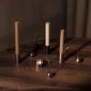 Svícen na kónickou svíčku BALANCE 11 cm, mosadz, ferm LIVING