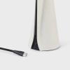 Prenosná stojaca lampa MANTLE 19 cm, biela, nerezová oceľ, Tala