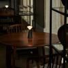 Prenosná stojaca lampa MANTLE 19 cm, čierna, nerezová oceľ, Tala