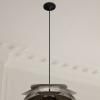 Závesná lampa CORD PRE 8 cm, čierna, hliník, Umage
