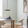 Závesná lampa ASTERIA PLUS 31 cm, čierna / zlatá, hliník, Umage