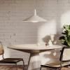 Závesná lampa BOWER 60 cm, biela, hliník, Tala