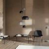217022 zavesna lampa quay 22 cm seda ocel eva solo
