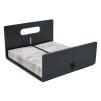 217364 3 drzak na ubrousky nupo 18 cm antracitova antracitova kuze hlinik lind dna