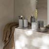 217463 2 dekorativni podnos creto 17 cm seda beton blomus