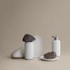 217463 6 dekorativni podnos creto 17 cm seda beton blomus