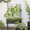 218108 2 opora pro rostliny simply grow 70 x 102 cm cerna ocel eva solo