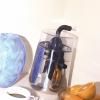 218918 1 elektricky odstavnovac toru 32 cm stribrna cerna nerezova ocel alessi
