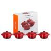 224922 zapekaci misa 10 cm 250 ml sada 4 ks cerise kamenina le creuset