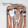 225630 4 derovana lzice provisions 33 cm stribrna nerezova ocel hestan