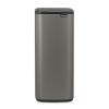 225867 dotykovy odpadkovy kos bo 30 l platinova ocel brabantia