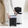 225999 4 pedalovy odpadkovy kos bo 12 l matna cerna ocel brabantia