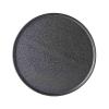 227226 3 jidelni talir asphalt slab 24 cm cerna keramika mij