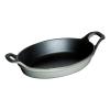 149348 ovalny litinovy mini pekac grafitove sedy 15 cm staub