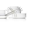 Sauté panvica WHITE LINE 24 cm, keramika, Eva Trio