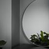 Nástenné zrkadlo RIM 80 cm, khaki, Blomus
