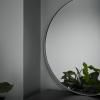 Nástenné zrkadlo RIM 80 cm, svetlohnedý, Blomus