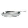 Pokrievka na hrniec EVA TRIO 16 cm, plochá, s rukoväťou, Eva Trio