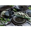 Jedálenský tanier BLACK PEARL 25 cm, MIJ