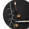 Chopstics rest kamienok BLACK SAKURA, porcelán, MIJ