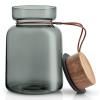 Dóza na potraviny z dymového skla Silhouette 1,5 l Eva Trio