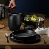 Tanier raňajkový Nordic kitchen O 21 cm čierna Eva Trio
