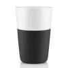 Termohrnčeky na café latte 360 ml 2 kusy karbónovo čierna Eva Trio