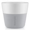 Termohrnčeky na kávu Lungo 230 ml 2 kusy svetle šedá Eva Trio